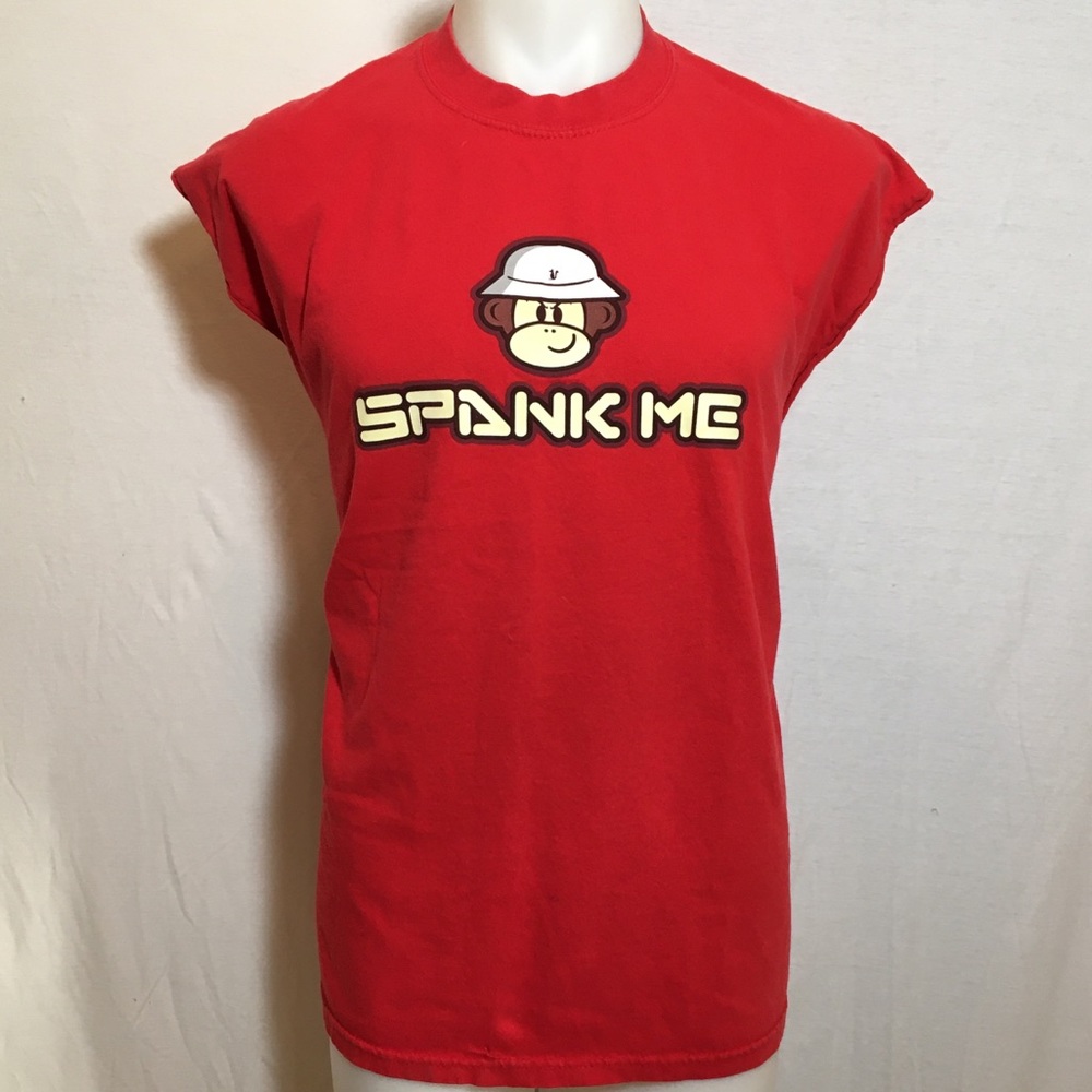 90’s Sleeveless Spank Me Shirt